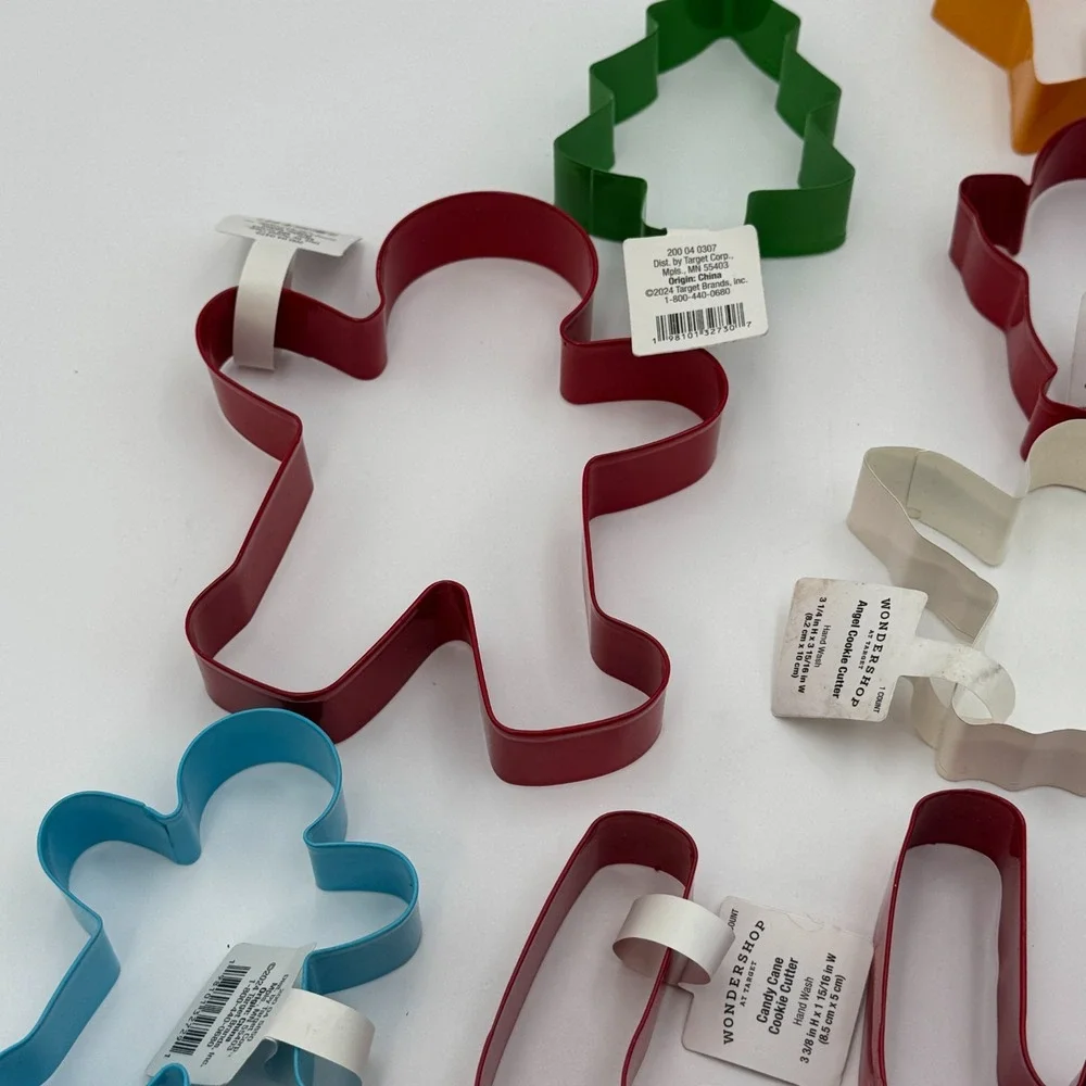 Christmas Cookie‎ Cutter Set 12 Wondershop Gingerbread Snowflake Bundle NEW